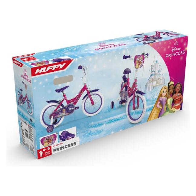 Huffy Huffy Disney Princess 16-Zoll-Fahrrad, für Kinder von 4 bis 6 Jahren, Rosa (16") (21475W)