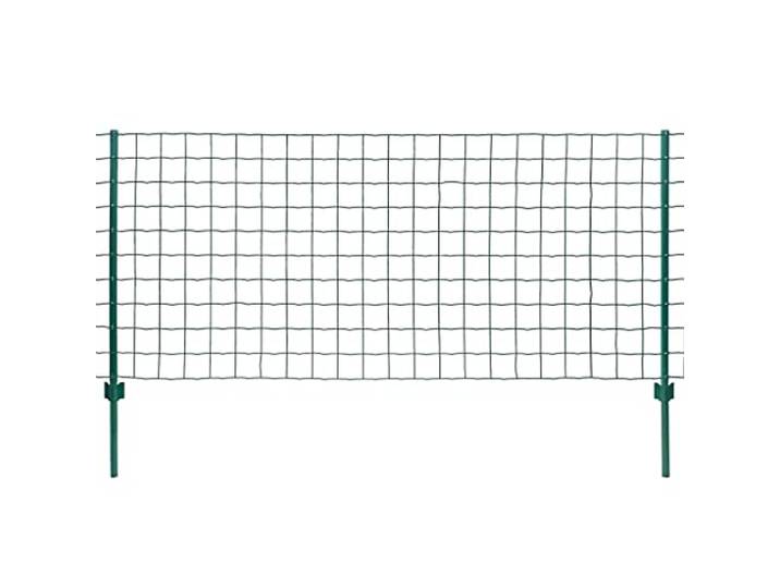 vidaXL Clôture Euro Acier 20x1 m Vert