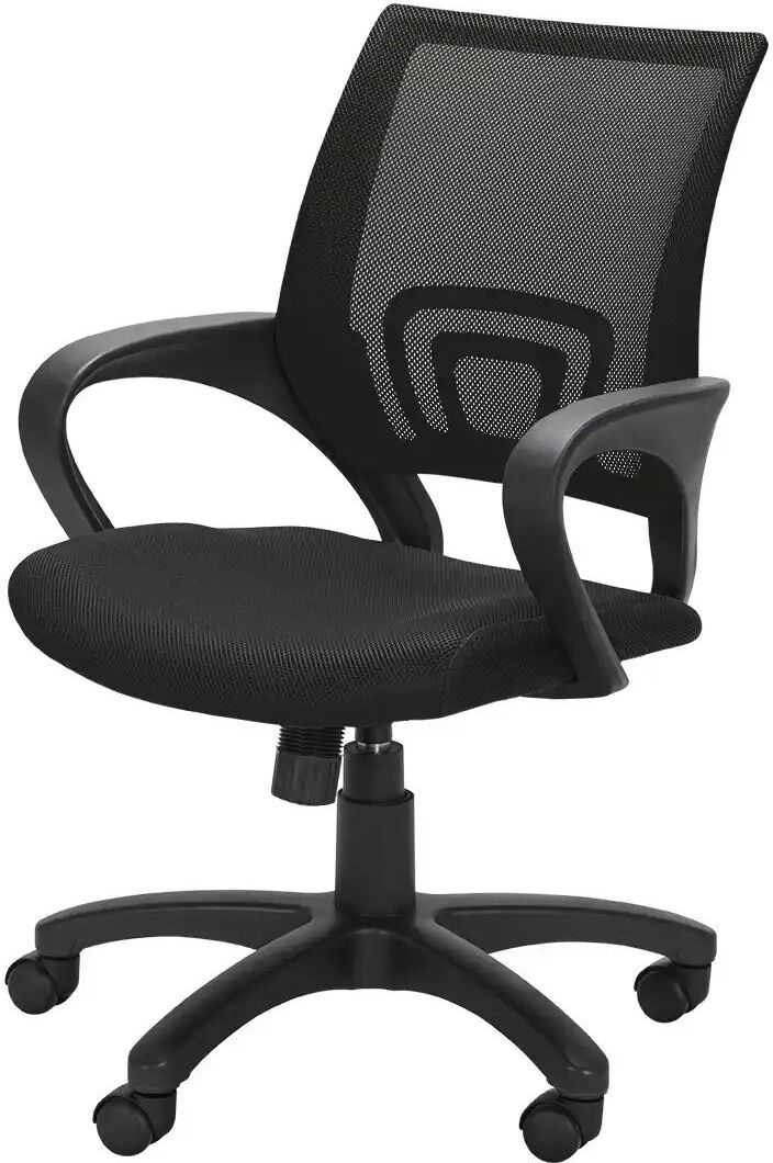Höffner Bürodrehstuhl  Günz 2 ¦ schwarz ¦ Maße (cm): B: 64 H: 97 T: 64.0