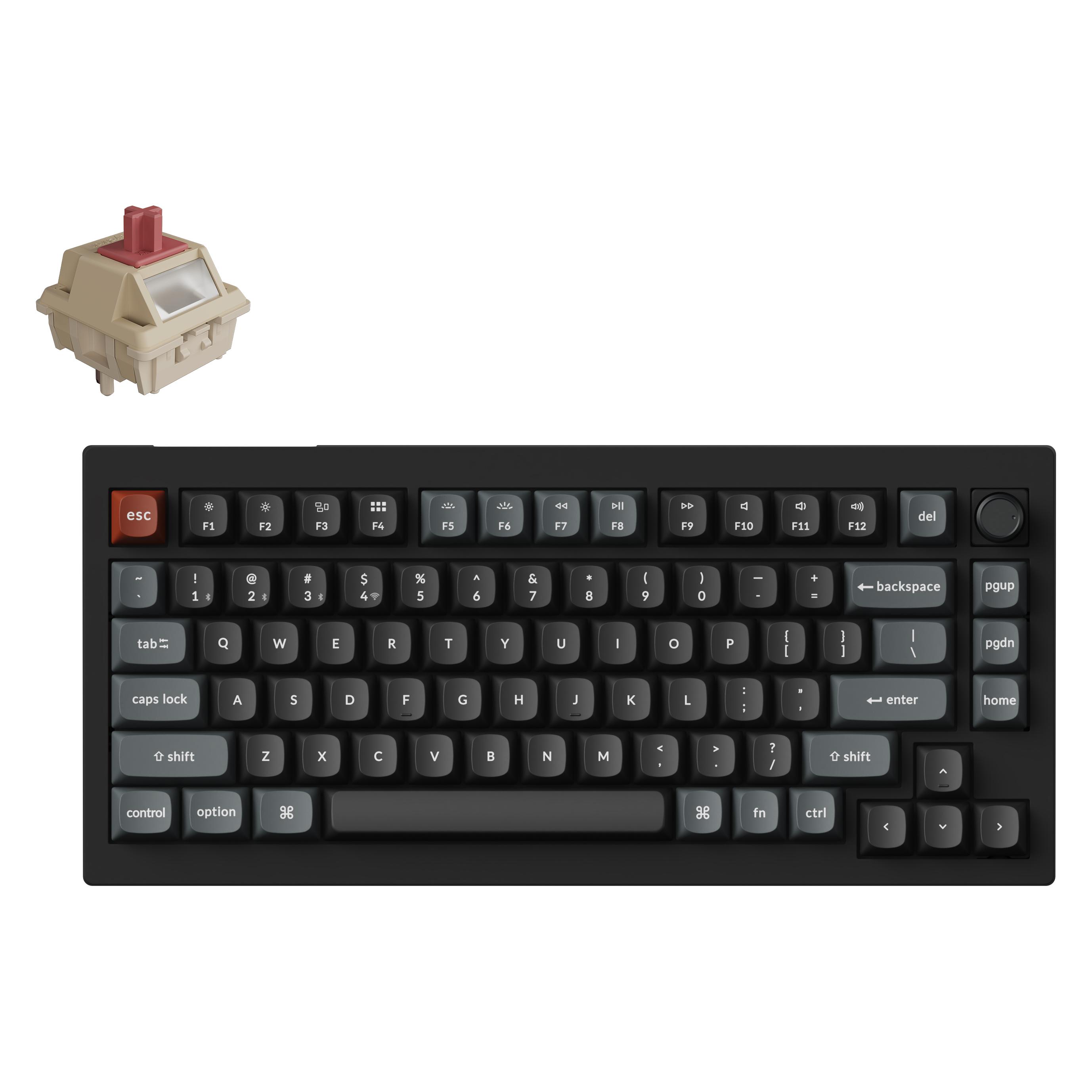 Keychron V1 Ultra 8K (US, Kabelgebunden, Kabellos) (V1U-D1)