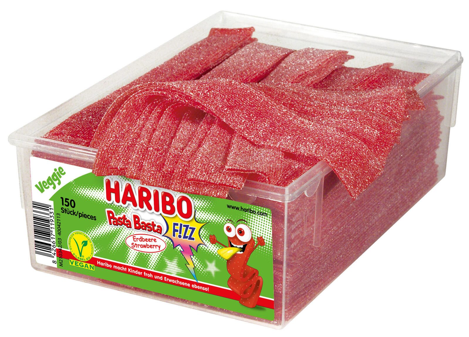HARIBO Pasta Basta Erdbeere Fruchtgummi 10043392