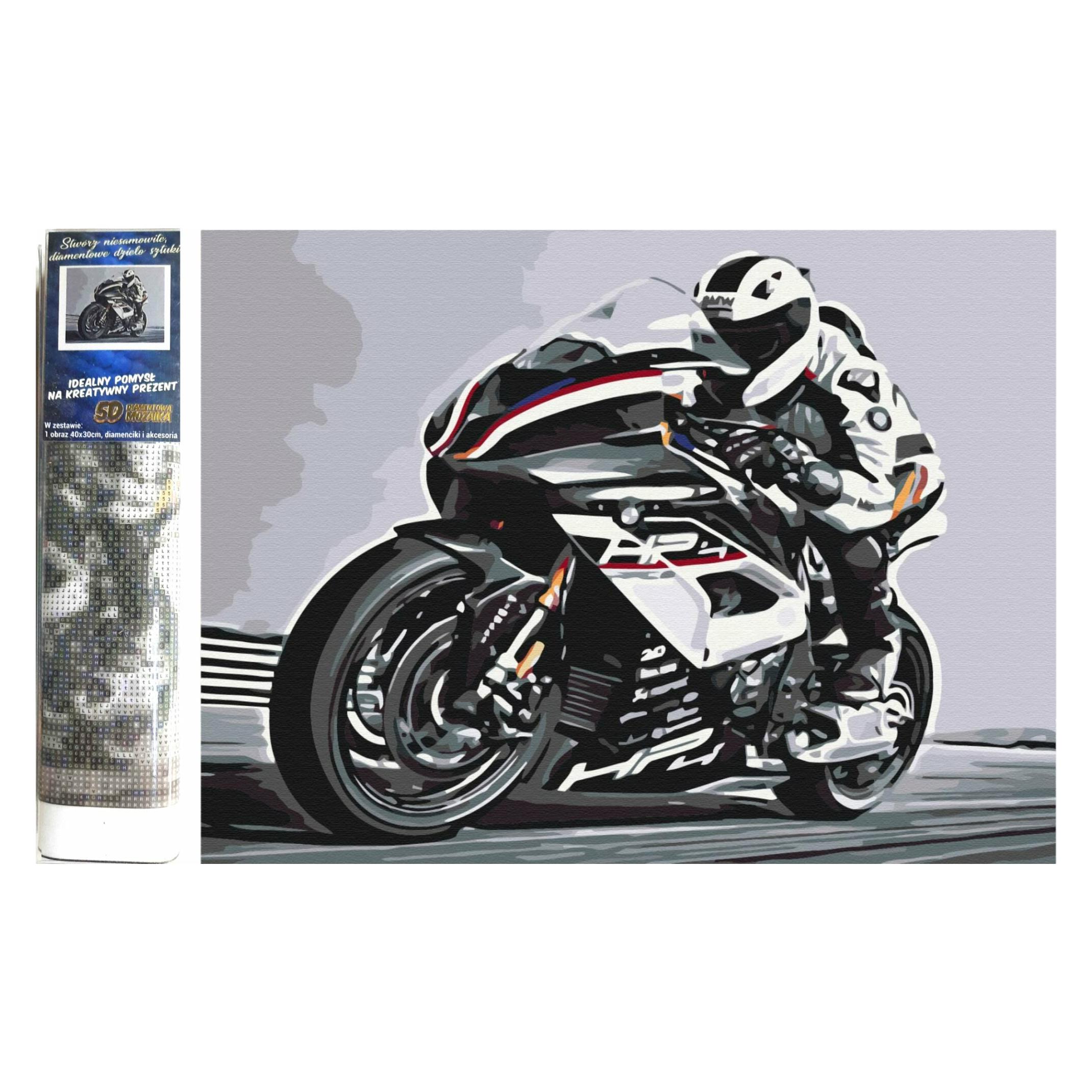 Norimpex Diamant-Malerei Motorrad 30x40cm (1008149)