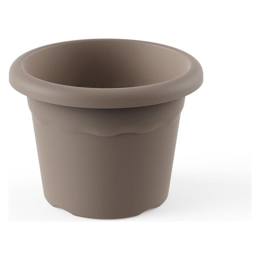 Plastiken Round pot measurement 26cm taupe color 7326 tau (49756196)