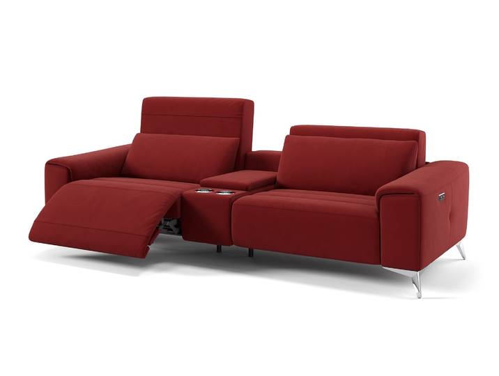 Hochwertiges Stoff 2-Sitzer Kinosofa BELLA Designsofa