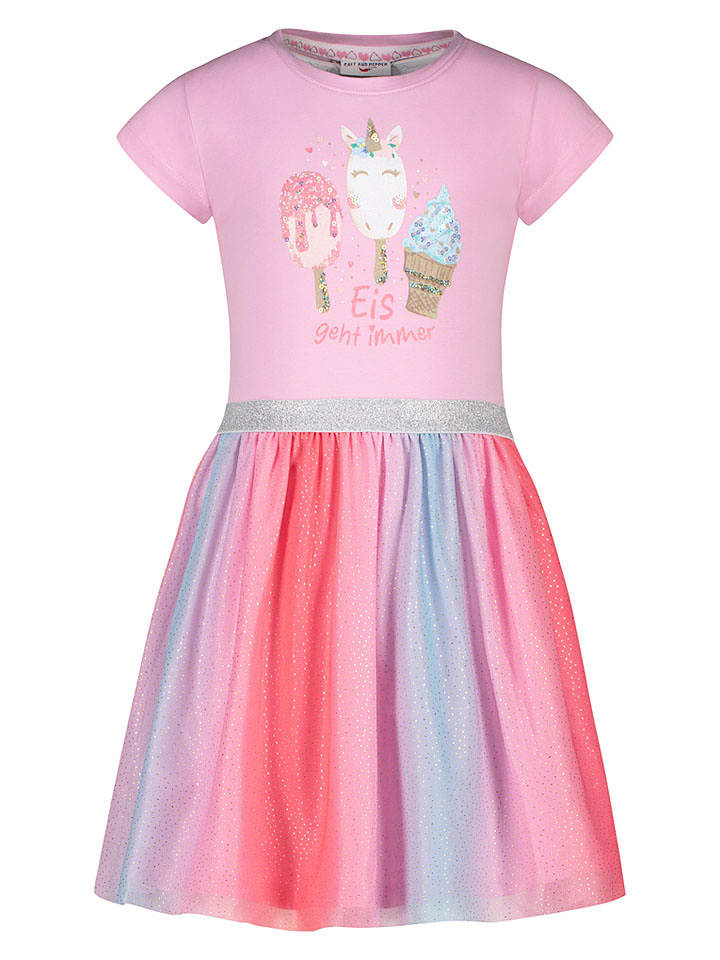 Salt and Pepper Kleid in Rosa - 128
