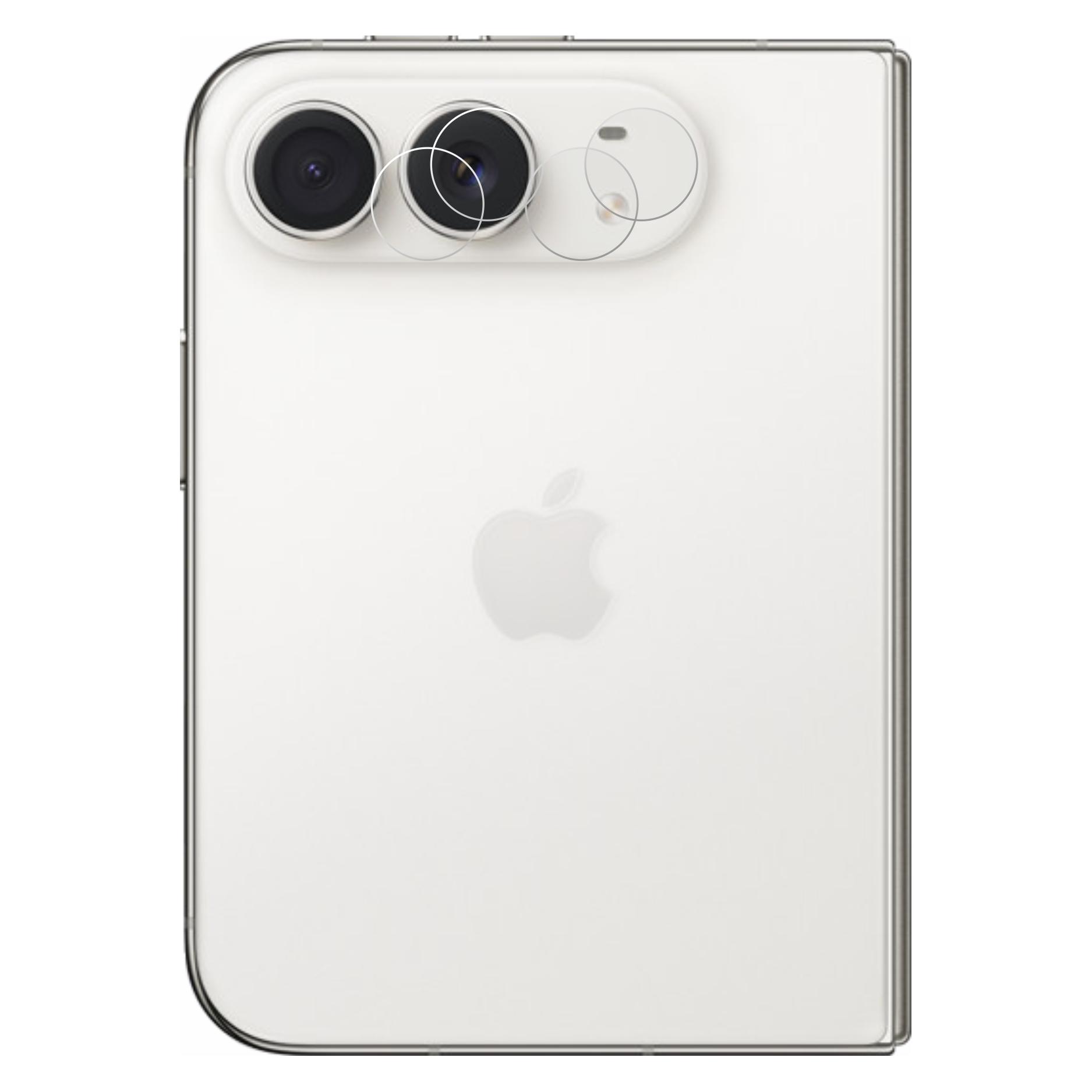 ScreenLeaf Schutzfolie für Apple iPhone Duo (NUR Kameraschutz) Displayschutz Display Schutz Folie Klar (2 Stk., Apple iPhone Duo) (6164934)