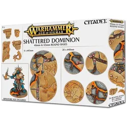 Games Workshop Shattered Dominion: round bases of 40mm and 65mm (Kunststoff)