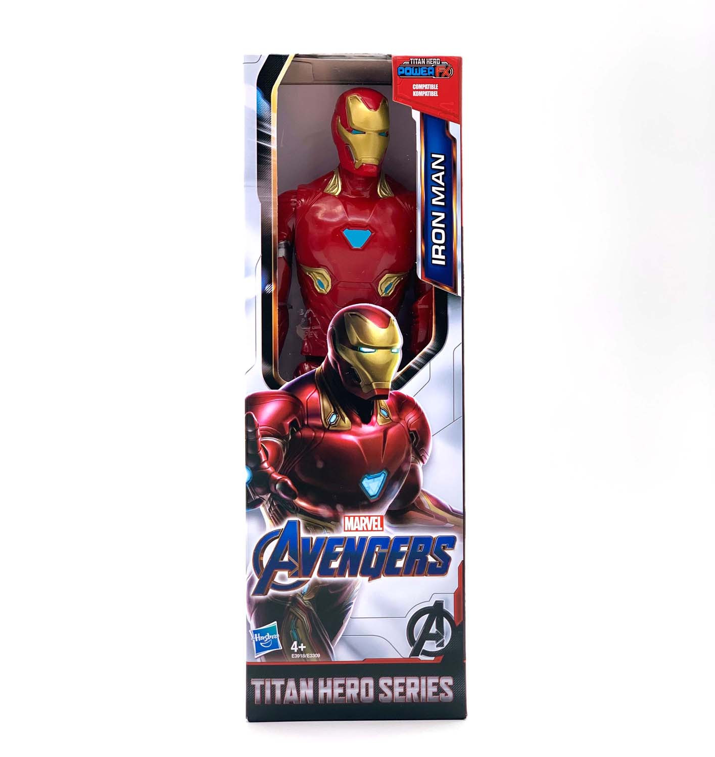 Hasbro Marvel Avengers Endgame Titan Hero Iron Man Actiefiguur, 30 cm, Rood/Goud