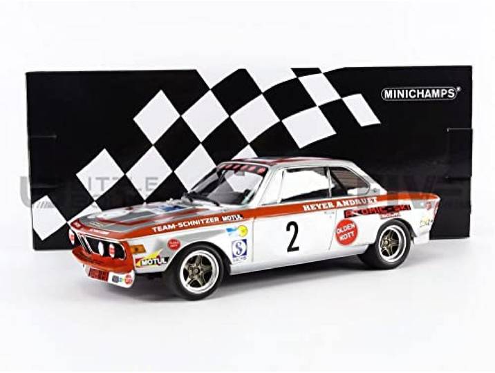 Minichamps - 155722702 miniatuurauto, zilver/oranje