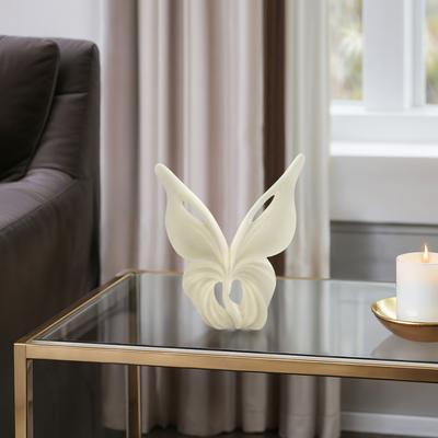Sagebrook Home Renfe Quartz Resin Butterfly Statuary