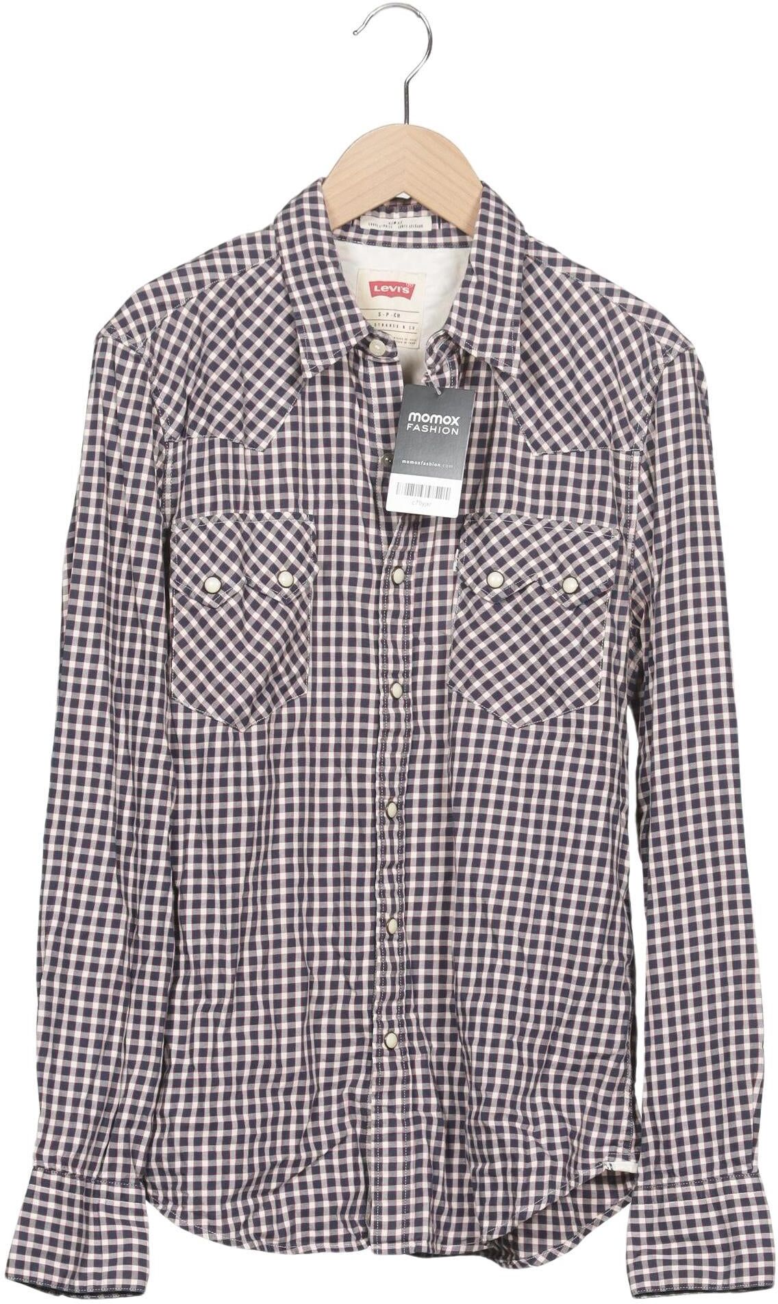 Levis Herren Hemd, Mehrfarbig, Gr. S, Baumwolle - Second Hand
