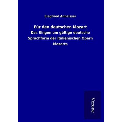 Für den deutschen Mozart -