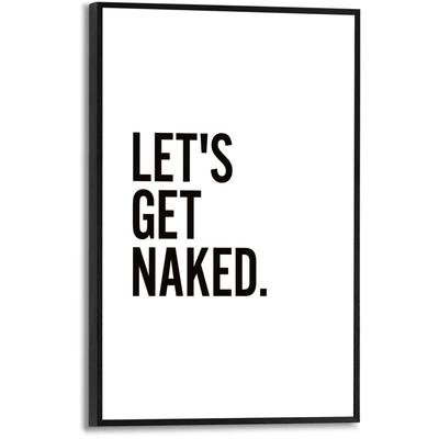 Poster REINDERS "Quote", schwarz (farbe bild(er): schwarz, weiß), B:20cm H:30cm T:1,6cm, MDF, Bilder, Poster