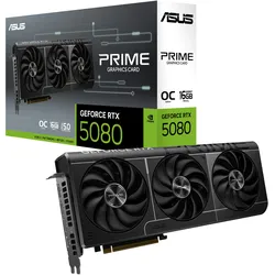 ASUS PRIME GeForce RTX 5080 OC PRIME-RTX5080-O16G-EVO Grafikkarte 16GB GDDR7, 1xHDMI, 3xDP