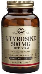 Solgar L-Tirosina 500mg 50 cápsulas