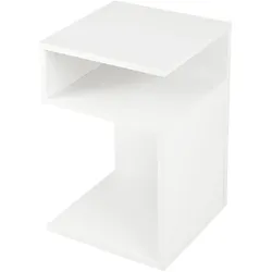 COSTWAY Beistelltisch aus Holz, 3 Ebenen, Sofatisch, Nachttisch, modern, für Wohnzimmer und Schlafzimmer