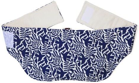 Cinta Lombar Confort Zone - Branca / Azul