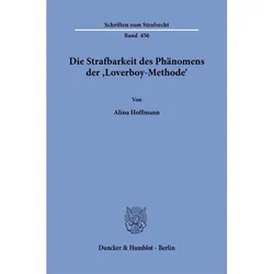 Hoffmann:Die Strafbarkeit des Phänomens, Fachbücher von Alina Hoffmann