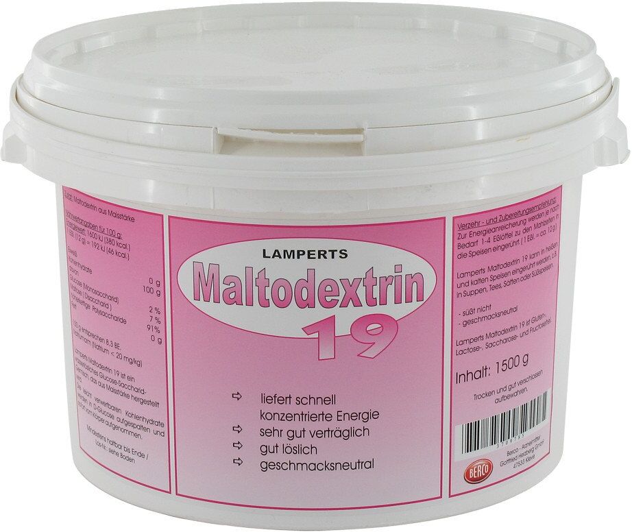 Maltodextrin 19 Lamperts Pulver 1500g