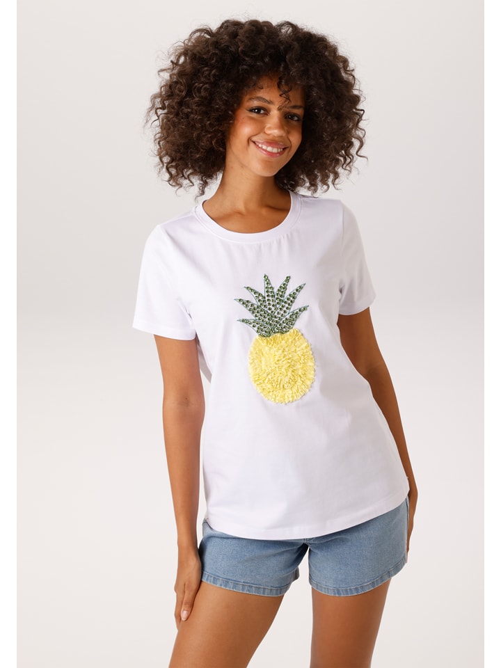 Aniston Shirt in Weiß - 40