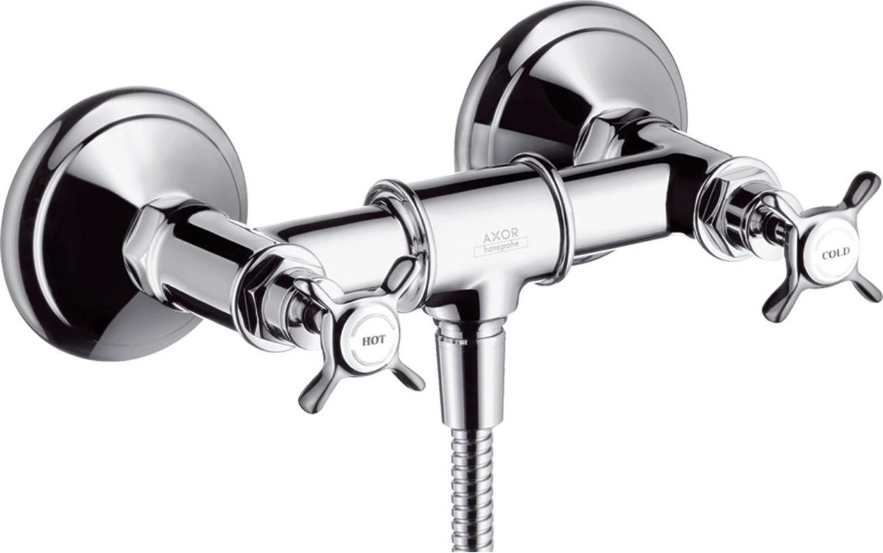 hansgrohe AXOR Montreux 2-Griff-Brausearmatur Aufputz, 1 Verbraucher, 16560820