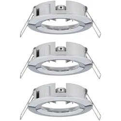 PAULMANN LED-Einbaustrahler 3x10W 3LEDs Choose 924.82 chr GU10 chr Aluminium IP44