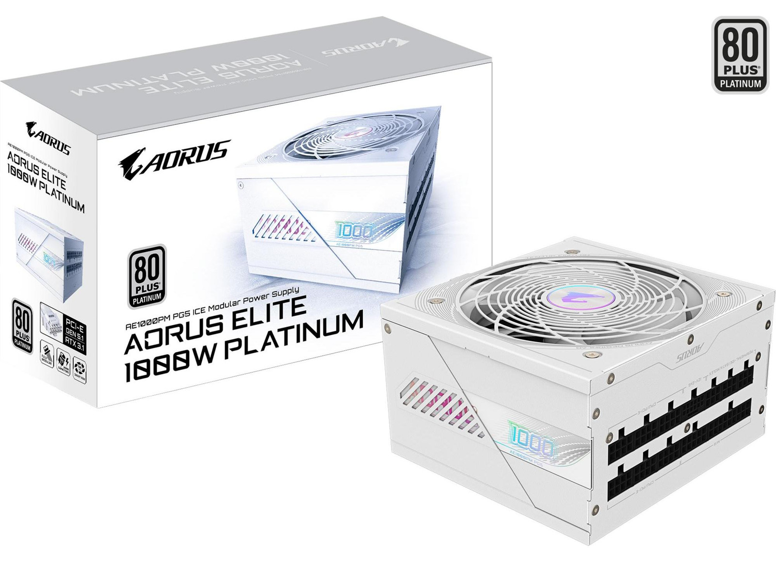 Gigabyte GP-AE1000PM PG5 ICE voeding, 1000 Watt