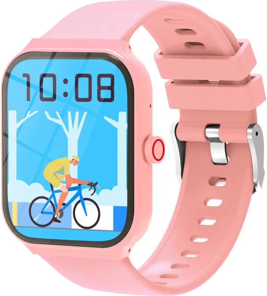 INF Multifunktionale Smartwatch mit Bluetooth-Anruffunktion und Gesundheitsüberwachung Rosa