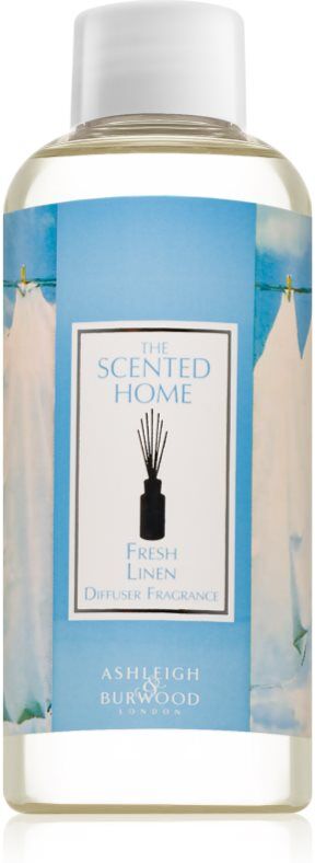 Ashleigh & Burwood London The Scented Home Fresh Linen recharge pour diffuseur d'huiles essentielles 150 ml