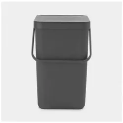 Brabantia Sort & Go, Abfalleimer, Grau