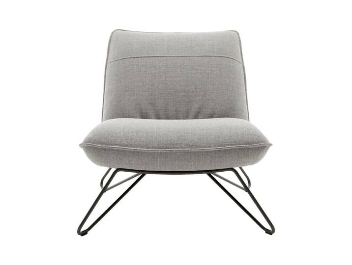 Rolf Benz 394 Sessel - Flachgewebe 18113 signalgrau Modern