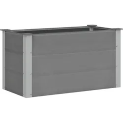 vidaXL Garten-Hochbeet WPC 100 x 50 x 54 cm Grau