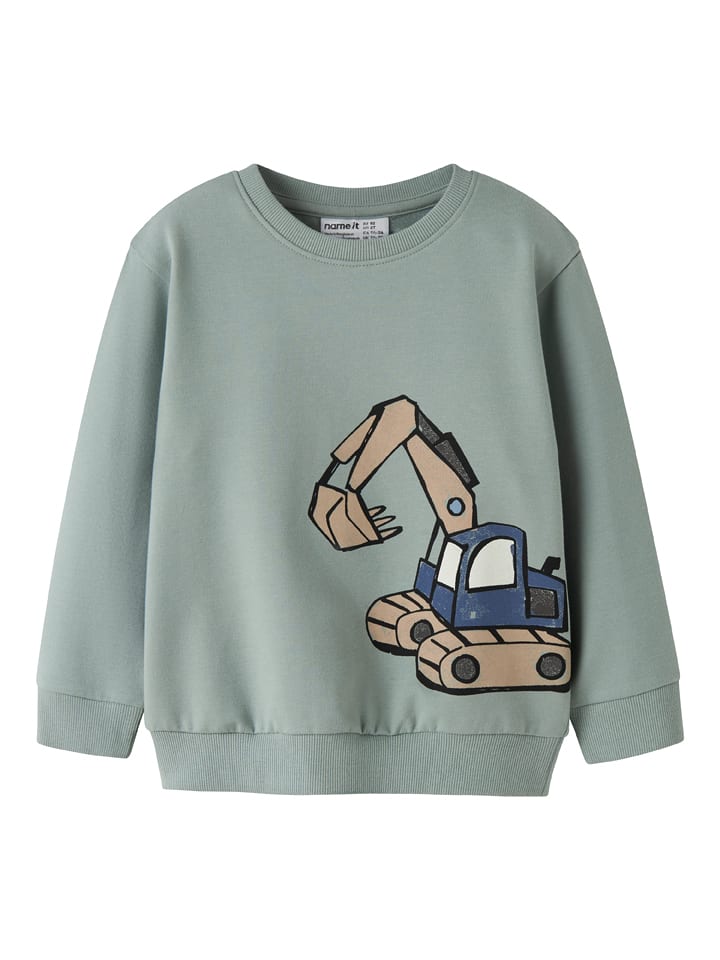 name it Sweatshirt "Kark" in Grün - 98