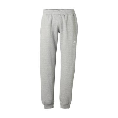 Sweathose UMBRO "Umbro Team Skinny Jogpant", Herren, Gr. S, US-Größen, grau (grau marl, weiß), 67% Baumwolle, 30% Polyester, 3% Viskose, normal, Hosen Sweathose
