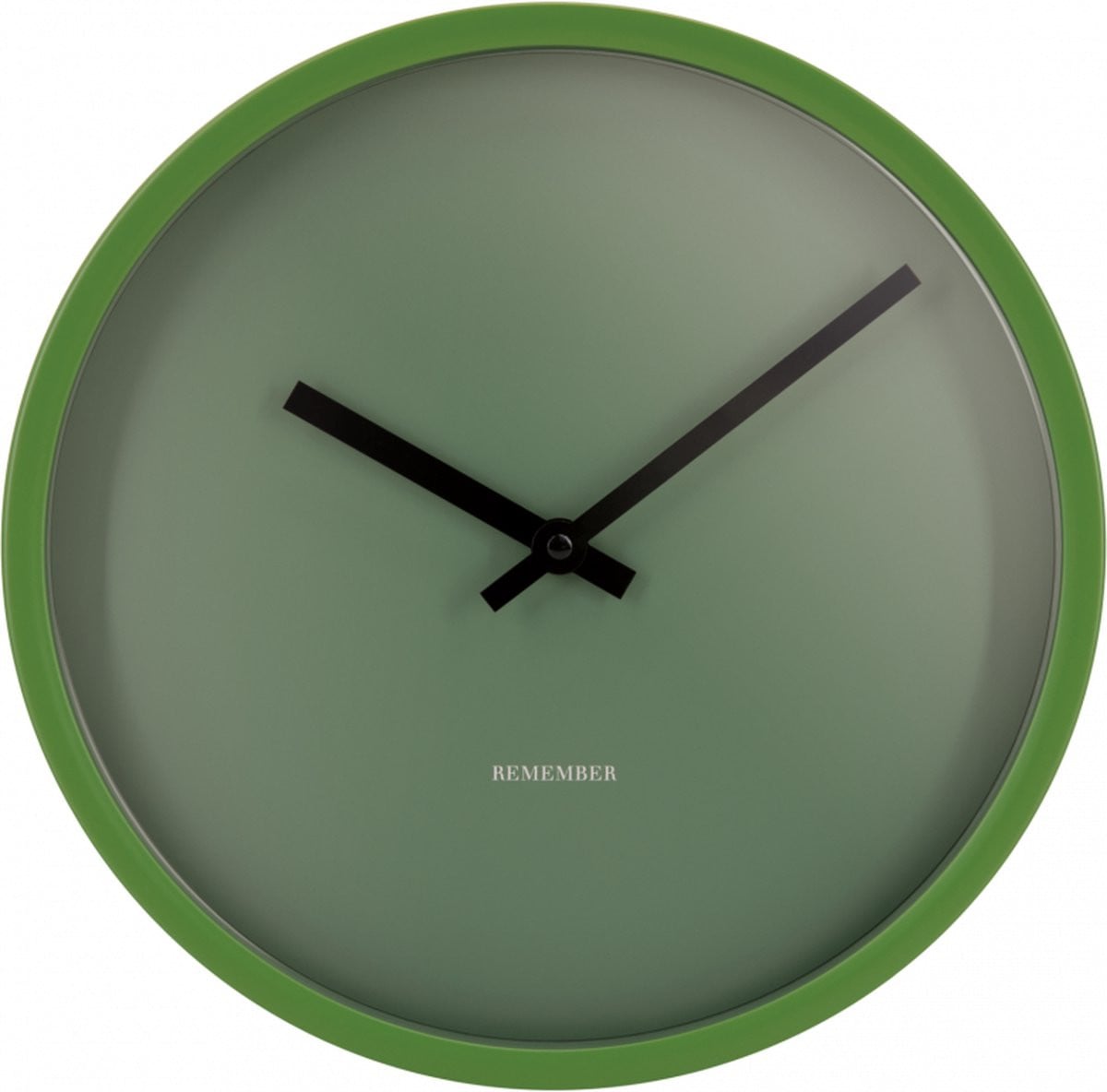 Remember Wandklok - Forest Green