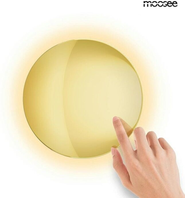 Moosee Lampa Ścienna Shadow Sun 25 Złota