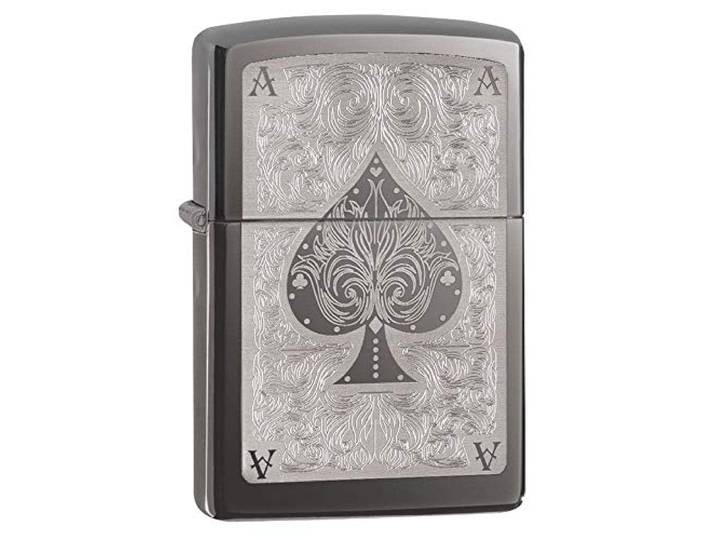 Zippo 28323 aansteker 60001271 Ace Filigree benzine-aansteker, messing, transparant