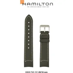 Hamilton - Khaki Sub Ii, Iii Band-set Kautschuk-grün-20/18 H691.745.101 - grün