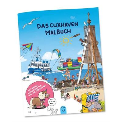 Das Cuxhaven Malbuch, Taschenbuch von Jannes Weber, Johannes Schimmsel Verlag, 978-3-9889800-3-8