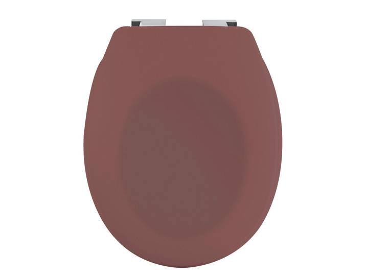 Spirella Wc-Sitz Neela, Beere, Kunststoff, 37x5.5x45.5 cm, Antirutschnoppen, Deckel mit Absenkautomatik, Badezimmer, WC Ausstattung, WC Sitze