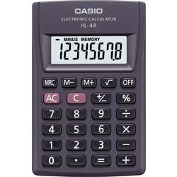 Casio HL-4A Taschenrechner Anthrazit Display (Stellen): 8 batteriebetrieben (B x H x T) 56 x 9 x 87 mm