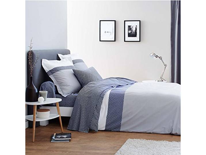 Origin Claudia Housse de Couette\, Bambou\, Gris\, 260 x 240 cm