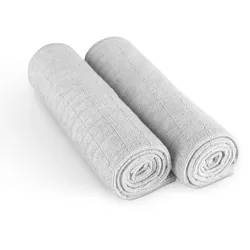 Bestlivings Microfaser Geschirrtuch Sunshine 300gsm - 65cm x 45cm - ( 2er Pack ) Hellgrau