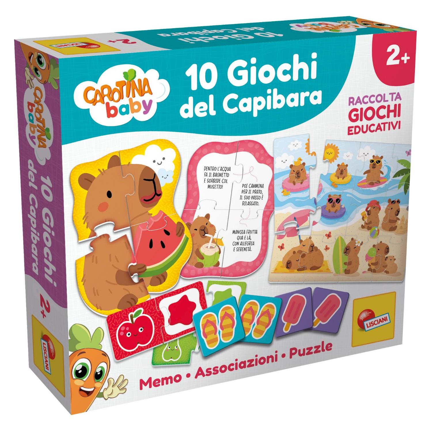 Lisciani Carotina Baby - 10 Giochi Del Capibara (2 Jahre) (66586386)