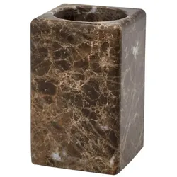 Aquanova Zahnputzbecher Hammam Stein, Marmor, Granit Brown
