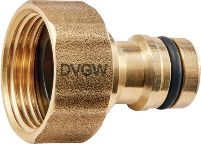Raccord robinet GEKA plus-système d'enfichage KTW laiton filetage int. G 3/4 po. (46.1819.9)