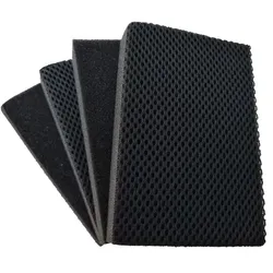 Spülschwamm Power Sponge Color Clean 4 Stück grau extra reinigend dank seiner ausgeklügelten Netzstruktur