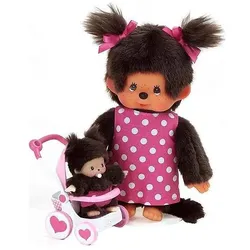 Monchhichi Kinderwagenset Mutter mit Bebichhichi (20 cm)