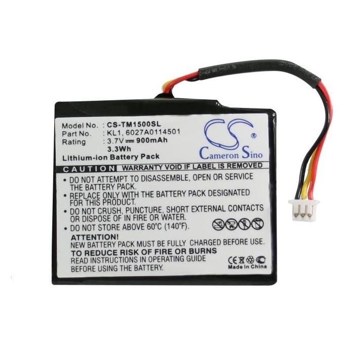 GPS Battery for TomTom 6027A0114501, KL1 (CS-TM1500SL)