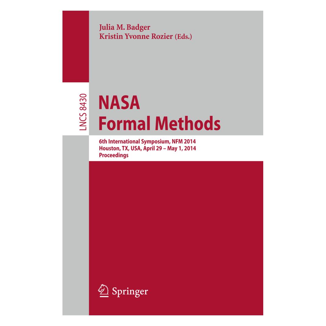 Springer NASA Formal Methods (Englisch, Softcover, Julia M. Badger, Kristin Yvonne Rozier) (15900872)